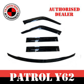 Bonnet Protector Weather shields For Nissan Patrol Y62 2012-19 Tinted Guard